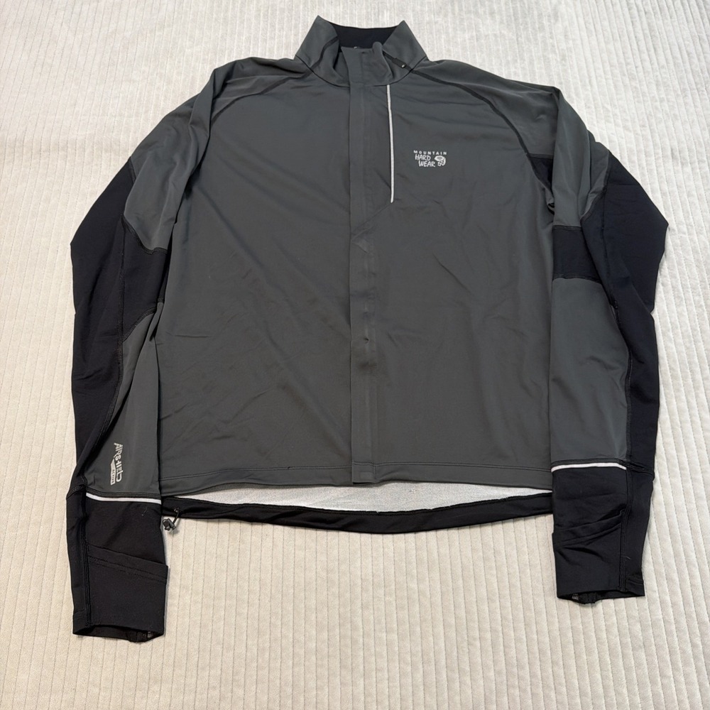Mountain Hardwear Jacket Mens XL Black Air Shield Active Softshell Performance